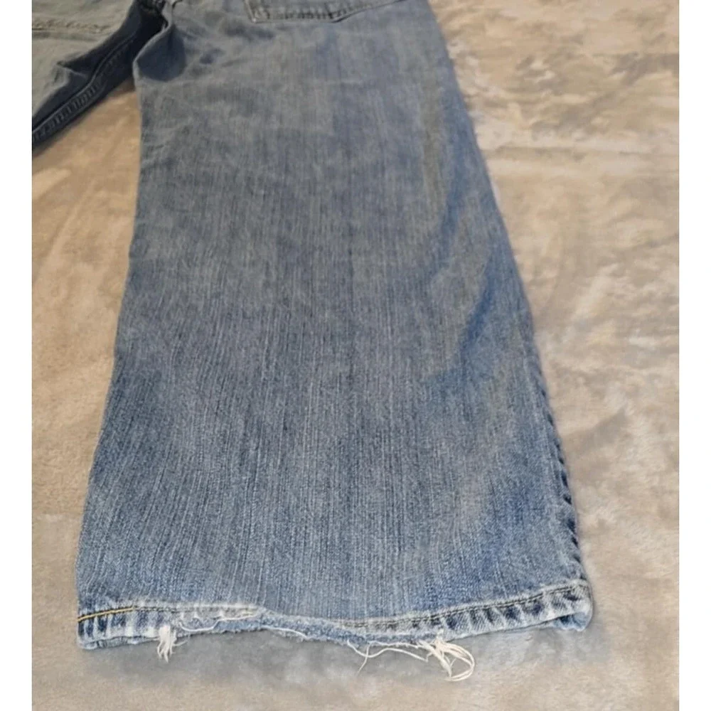 Vintage Levis SilverTab Jeans Mens 36x34 Y2K Low Rise Loose Fit Baggy Light Wash